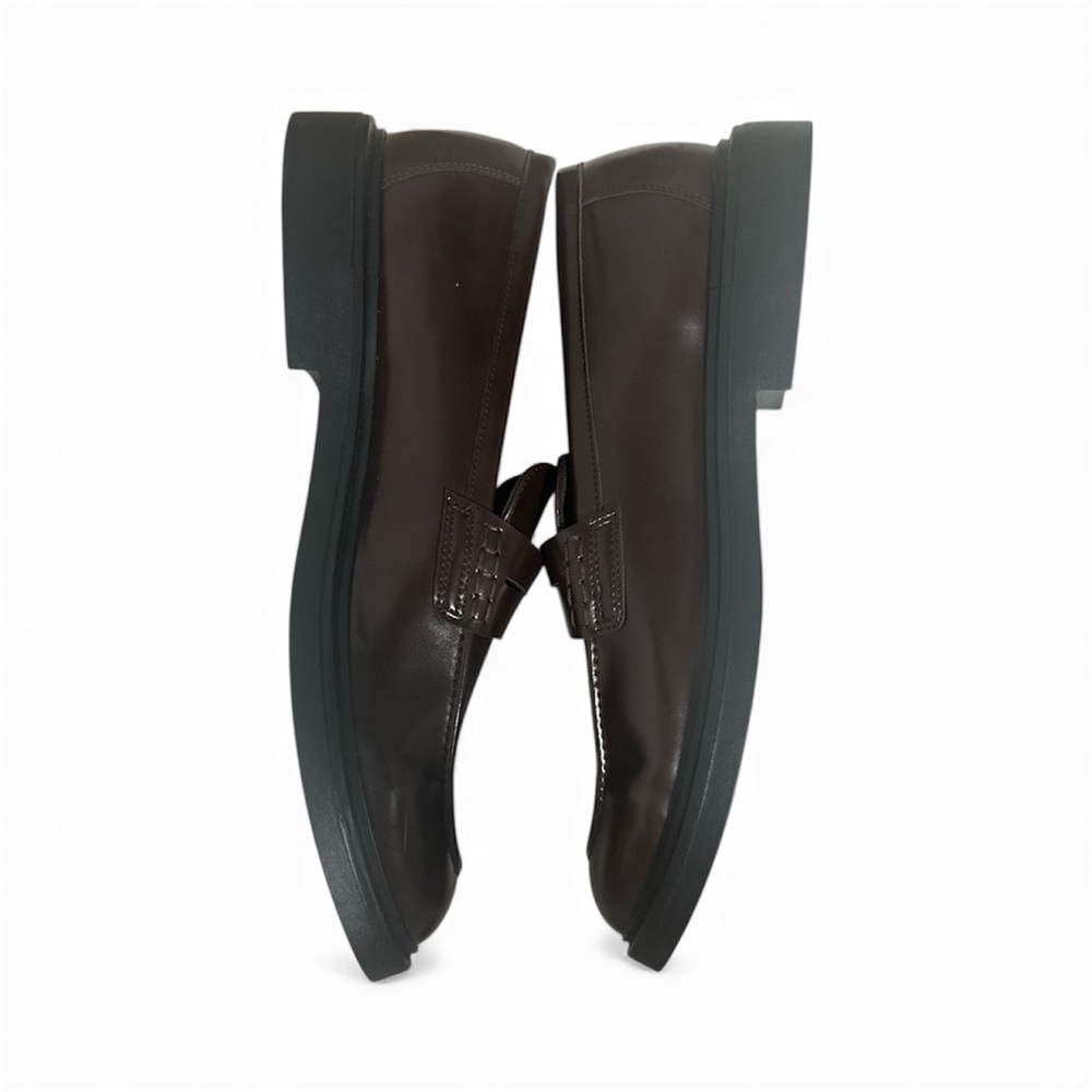 H&M Men's Dark Brown Slip-On Loafers - Picture 2 of 6